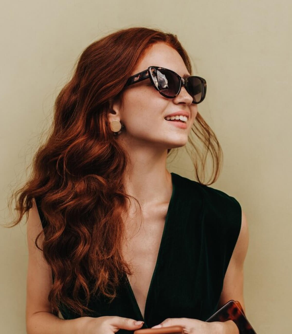 Earth-Tone Palazzo Pants